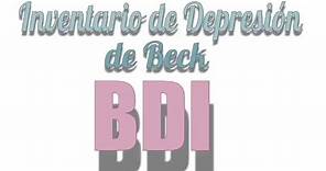 Inventario de Depresión de Beck (BDI).