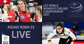Switzerland v Germany - Round Robin - LGT World Women's Curling Championship 2021
