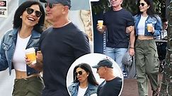 Jeff Bezos and fiancée Lauren Sánchez all smiles on coffee run in Miami