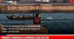 Migranti, stato emergenza a Lampedusa. Urso a Sky TG24: "Italia non sia lasciata sola”