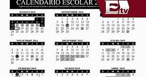 SEP publica calendario escolar 2014-2015; conoce los días de asueto / Andrea Newman