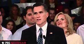 Watch Mitt Romney's New Hampshire Primary Victory Speech