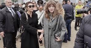 Maggie Gyllenhaal and Ramona Sarsgaard arriving at the Dior Womenswear Fashion Show