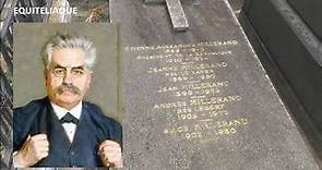 Tombe du président de la République Française Alexandre MILLERAND au cimetière de Passy à Paris