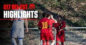 #U17 | Highlights Belgium 8-1 Estonia