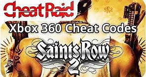 Saints Row 2 Cheat Codes | Xbox 360