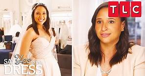 Designer Lazaro Saves the Day With a Sparkly Blush Dress! | Say Yes to the Dress | TLC