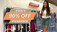 HURRY! KOHLS 90% OFF CLEARANCE! Men Women & Kids! Shop with me!