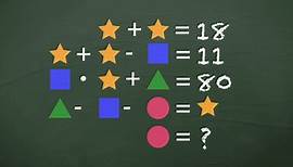 Kniffliges Logik-Rätsel: Für welche Zahlen stehen die Symbole?
