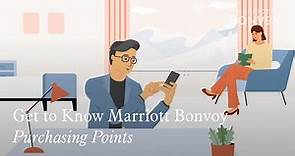 Get to Know Marriott Bonvoy: Purchasing Points