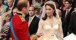 Prince William and Kate Middleton exchange vows