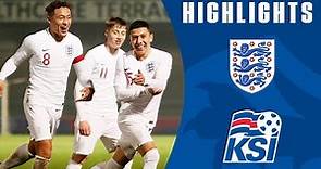Poveda-Ocampo Scores Brace as Loader Shines! | England U20 3-0 Iceland U20 | Official Highlights