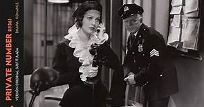 Private Number (Roy Del Ruth, 1936) VOSE