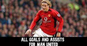 Diego Forlan / All Goals and Assists for Manchester United