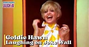 Goldie Hawn | Laughing On The Joke Wall | Rowan & Martin's Laugh-In