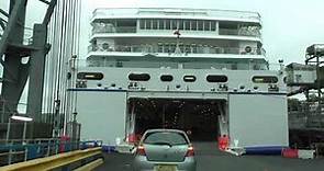 Driving On Ferry MV Pont Aven Brittany Ferries Plymouth, Devon, England 17th August 2021