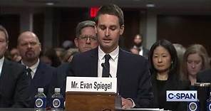 Snap Co-Founder & CEO Evan Spiegel Opening Statement at hearing on Online Child Sexual Exploitation
