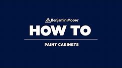 How to Paint Cabinets | Benjamin Moore Advance Paint
