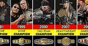 All Undertaker Championship Wins in WWE | List of Every Championship Title Undertaker Has Won in WWE