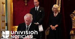 Carlos III es proclamado nuevo rey del Reino Unido en una ceremonia histórica