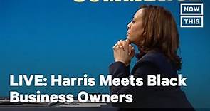 Kamala Harris Meets with Black Chambers of Commerce | LIVE
