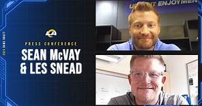 Sean McVay & Les Snead Talk Approach To 2023 NFL Draft & Impacts Of A Longer Offseason Program