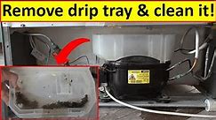 How to clean your fridge freezer drip tray