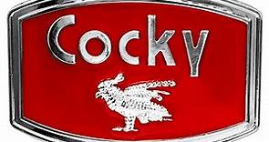 Cocky Bird Animal Design Cowboy Belt buckle(Siver Red)