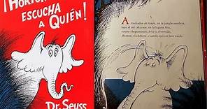¡Horton escucha a Quién! Por Dr. Seuss - Libro Leido en YouTube