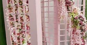 #Shorts DIY: HOW TO MAKE A TELEPHONE BOOTH - Creative Backdrop Ideas #backdrop #phonebooth