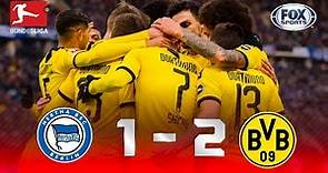 Hertha Berlin - Borussia Dortmund [1-2] | GOLES | Jornada 13 | Bundesliga