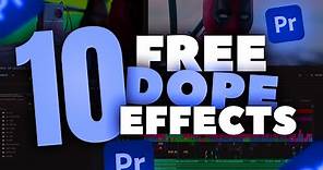 Top 10 Free Effects Packs for Premiere Pro