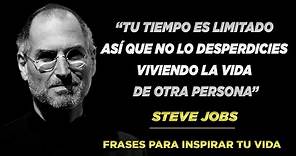 Steve Jobs | Frases motivadoras sobre la vida, el éxito, liderazgo y más
