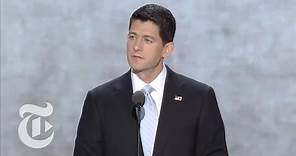 Election 2012 | Paul Ryan's RNC Speech | The New York Times
