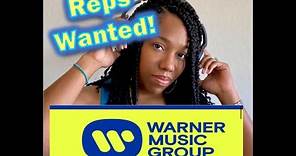 Warner Music Group is Hiring Music Reps for Spring 2023