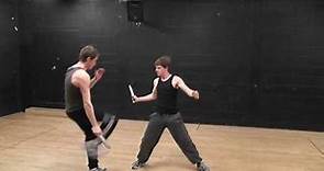 Bristol Old Vic Theatre School advanced fight test - knife and unarmed
