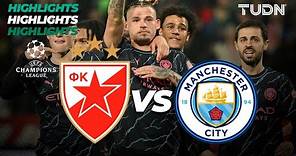 Estrella Roja vs Manchester City - HIGHLIGHTS | UEFA Champions League 2023/24 | TUDN