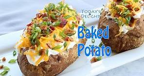 How to Bake Russet Potato - Today's Delight
