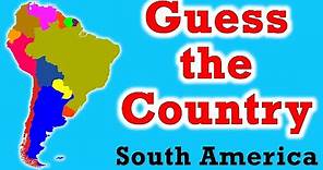 Guess the Country South America with Capitals [2022] Virtual Trivia Night, Pub Quiz