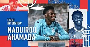First interview with new signing Naouirou Ahamada