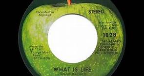 1971 HITS ARCHIVE: What Is Life - George Harrison (stereo 45)