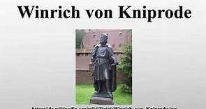 Winrich von Kniprode