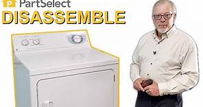 Dryer Troubleshooting: How to Disassemble a GE Dryer | PartSelect.com