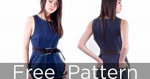 Make A Dress - Part 1 - Free Sewing Pattern from Angela Kane