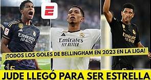 TODOS LOS GOLES DE BELLINGHAM con el REAL MADRID en LA LIGA en 2023 | ESPN Deportes