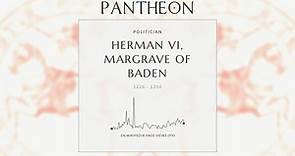 Herman VI, Margrave of Baden Biography