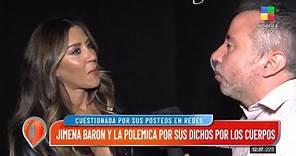 Jimena Baron habló después de su polémico posteo en redes
