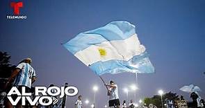 Equipo argentino regresa a casa después de ganar la Copa Mundial | Al Rojo Vivo | Telemundo