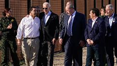 Biden visits U.S.-Mexico border ahead of meeting with Mexican, Canadian leaders