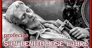 Profecías de San Benito José Labre